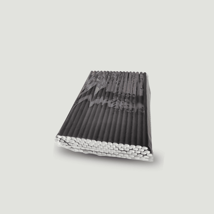 BOMBILLA DE PAPEL NEGRA 6MM 100UN/PAQ 1