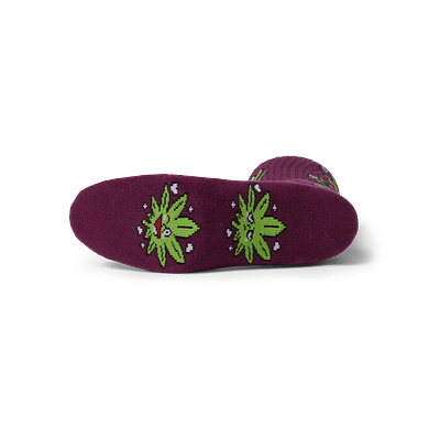 HUF KAWAII GREEN BUDDY SOCK MAUVE 