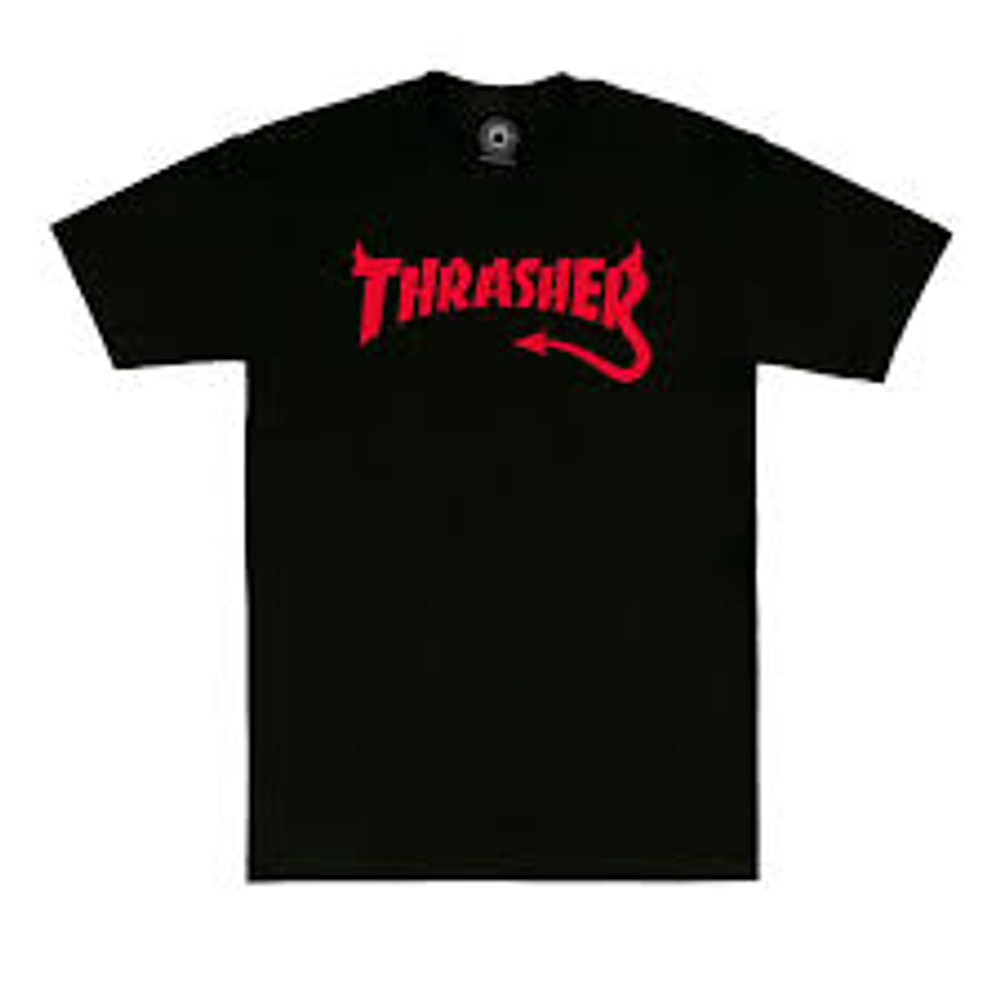 Thrasher - Polera Diablo Black