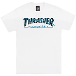 Thrasher - Polera Trademark White