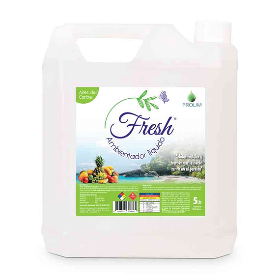 AMBIENTADOR LIQUIDO FRESH PURA FRESCURA 5 LTS