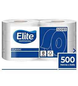 PACK PAPEL HIGIENICO 500 MT X4 ROLLOS H/S ELITE