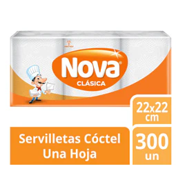 SERVILLETA COCKTAIL 300 UN NOVA 