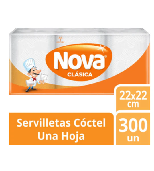 SERVILLETA COCKTAIL 300 UN NOVA 