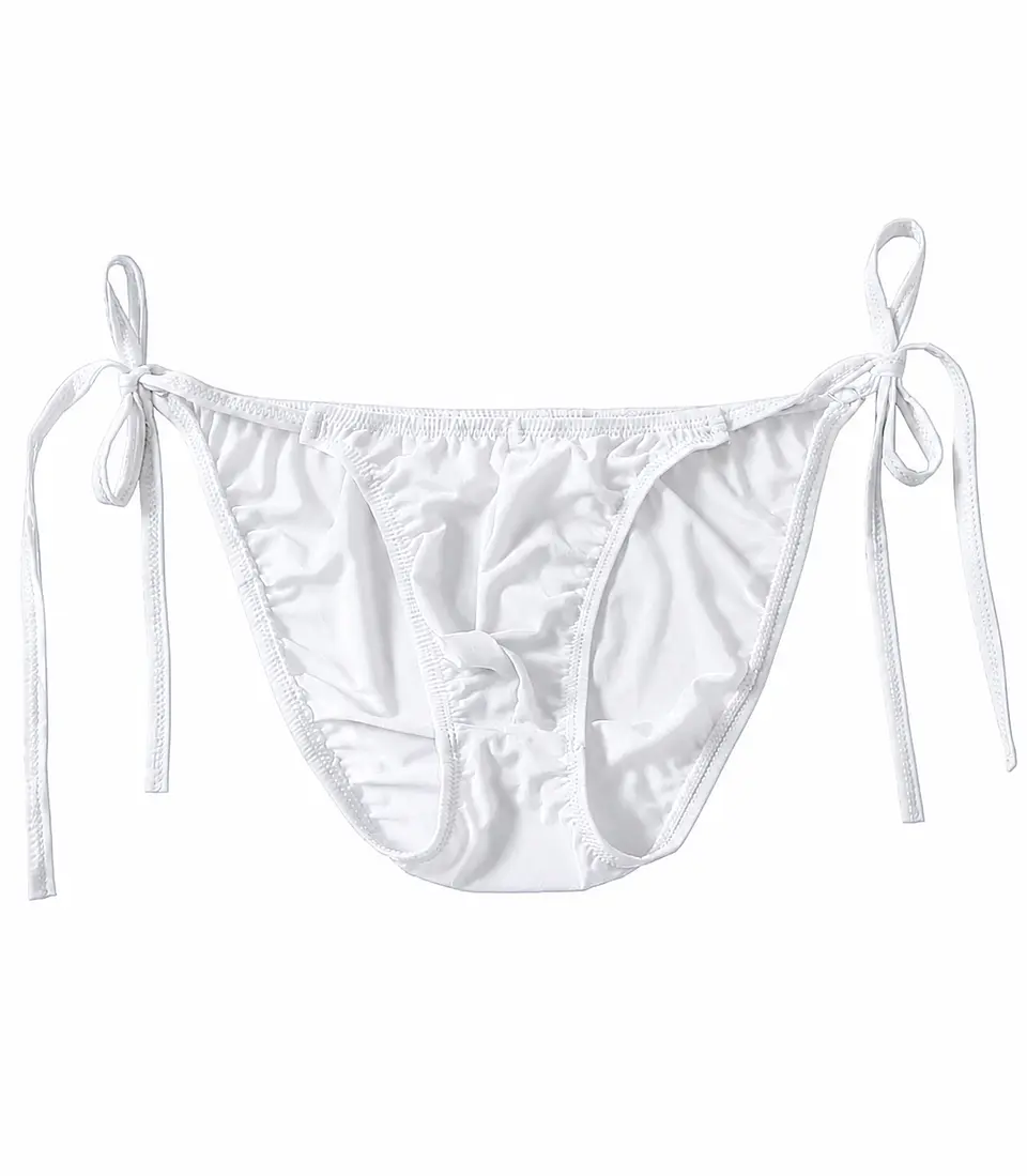 TANGA DE AMARRAR BLANCA 1