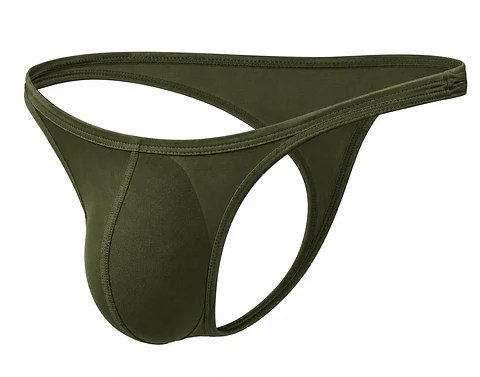 Tanga Bikini verde oliva