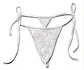 Tanga Bikini de amarrar en blonda - Miniatura 2