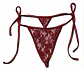Tanga Bikini de amarrar en blonda - Miniatura 4