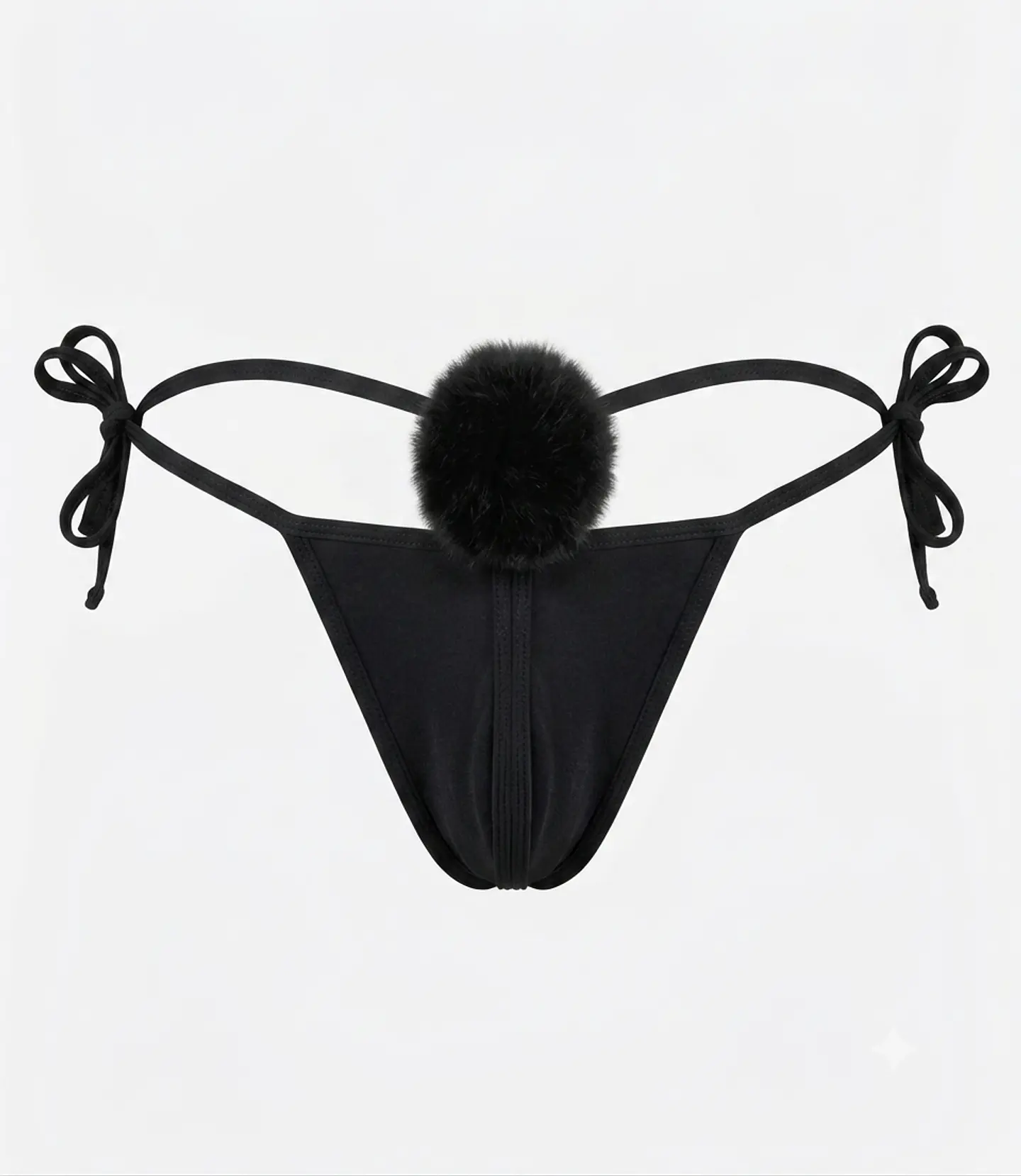 Tanga Bikini de amarrar cola conejo 1