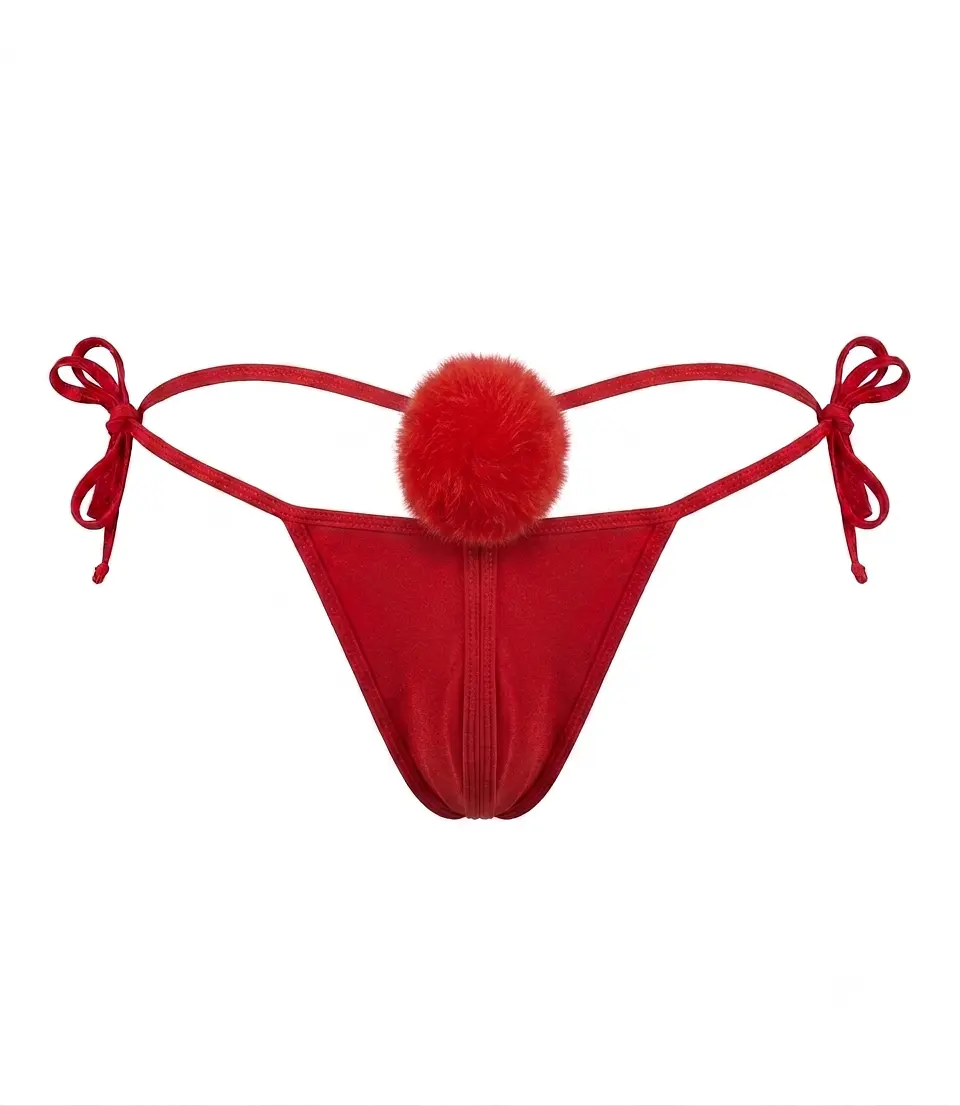 Tanga Bikini de amarrar cola conejo 2