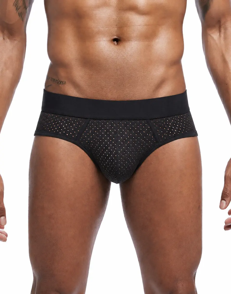 Tanga Brief mallas negro  1