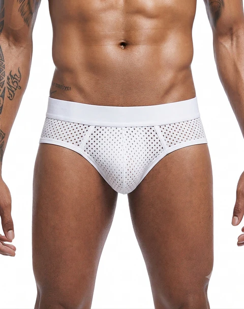 Tanga Brief mallas blanco 