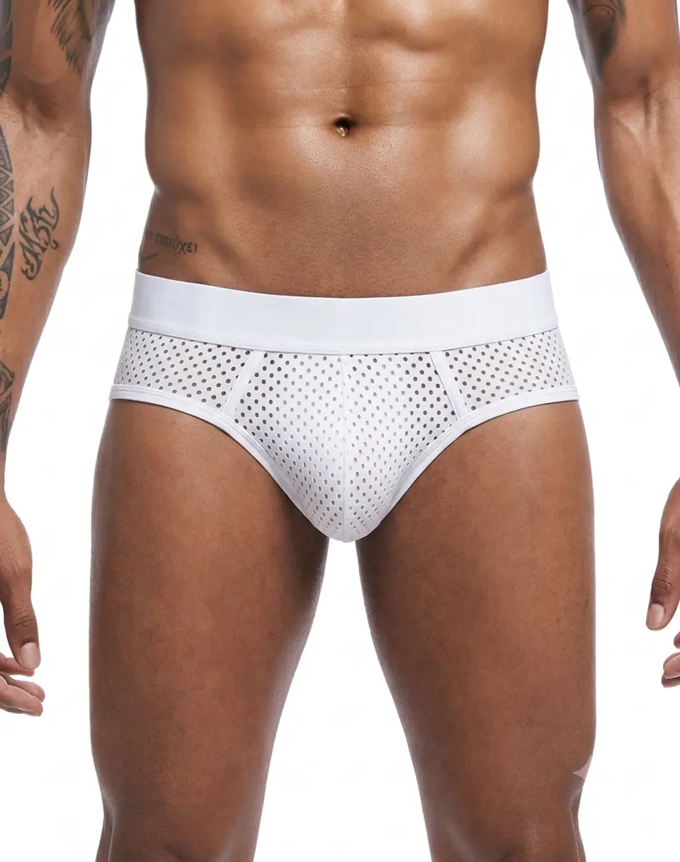 Tanga Brief mallas blanco  1