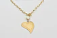 Collar bañado en oro con Perla de Río coin y Corazón. - Miniatura 2