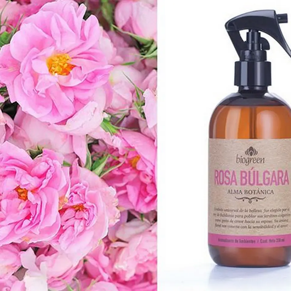 Rosa Búlgara BioGreen Aromatizador Línea Botánica  330ml 2