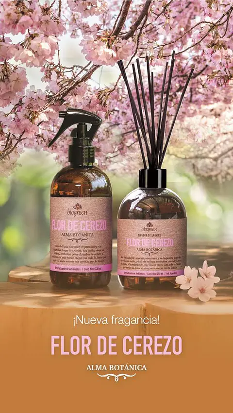 Flor de Cerezo BioGreen Difusor Línea Botánica  250ml