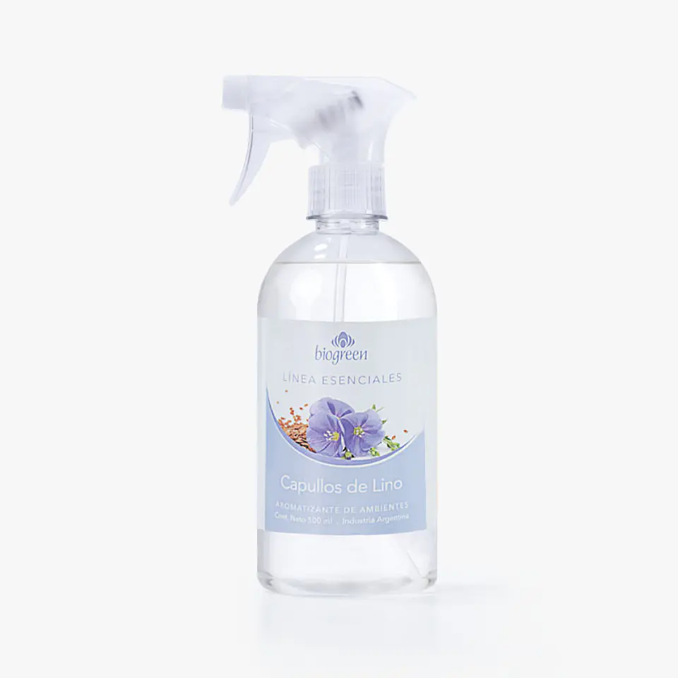 Capullo de Lino BioGreen Aromatizador Línea Esenciales  500ml 1