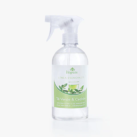 Té Verde & Cedrón BioGreen Aromatizador Línea Esenciales  500ml