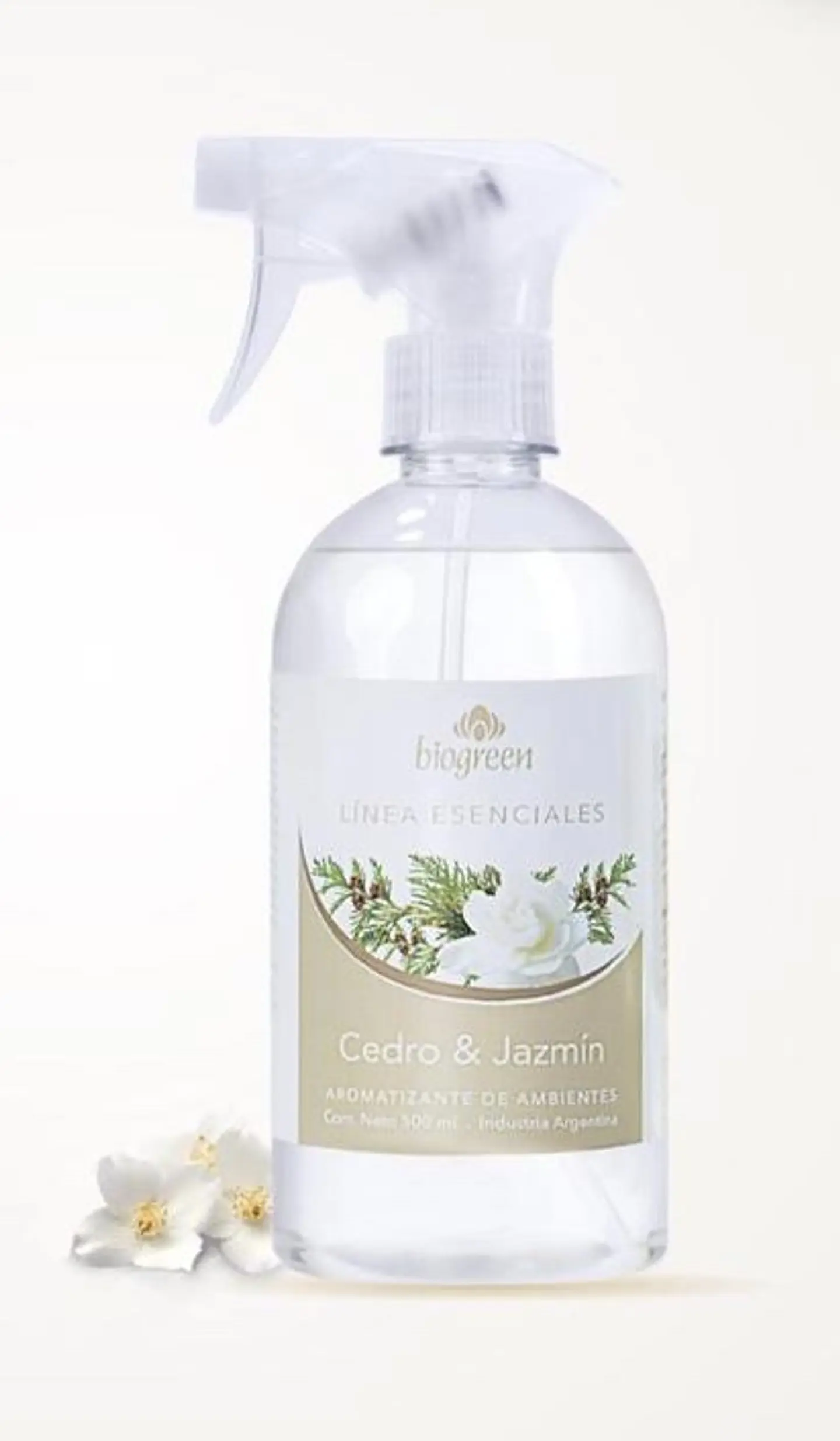 Cedro&Jazmín BioGreen Aromatizador Línea Esenciales  500ml 1