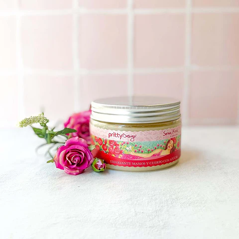 Exfoliante Manos y Cuerpo Rosa de Grasse 250ml.