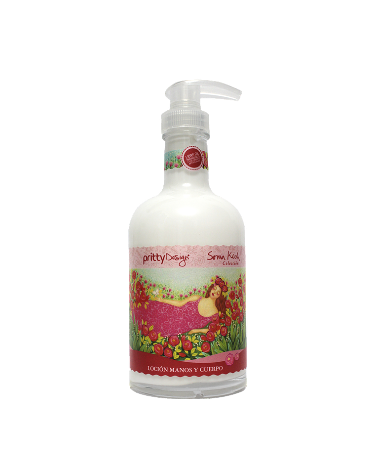 Set Loción Manos y Cuerpo y Jabón Líquido Rosa de Grasse 375ml.