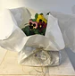 Canasto Mediano Cilíndrico de Mimbre con Flores o Almácigos. - Miniatura 3