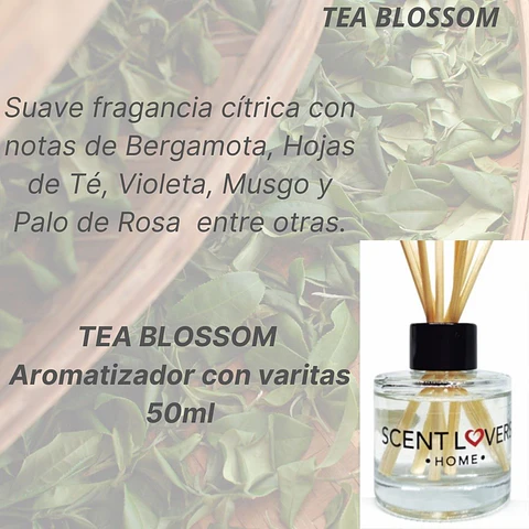 Tea Blossom Difusor con Varitas 50ml