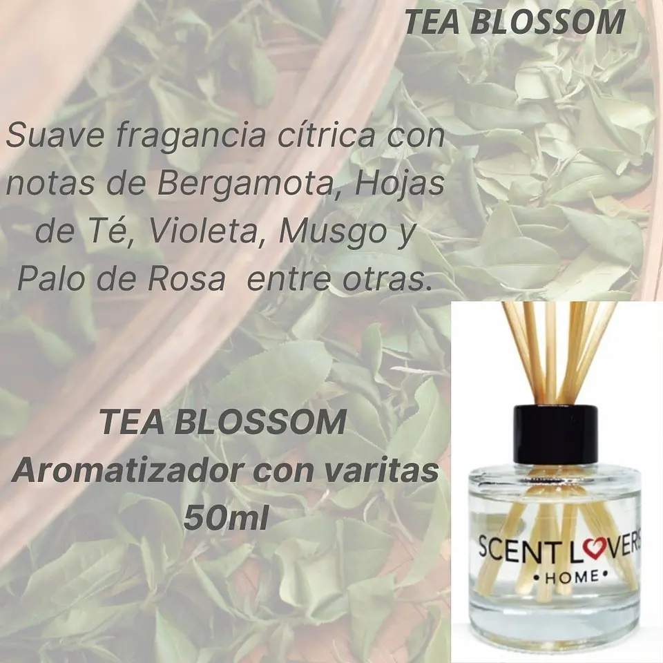Tea Blossom Difusor con Varitas 50ml 1