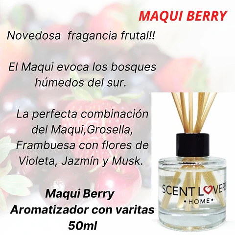 Maqui Berry Difusor con Varitas 50ml