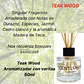 Teak Wood Difusor con Varitas 50ml - Miniatura 1
