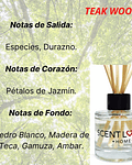 Teak Wood Difusor con Varitas 50ml