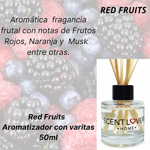 Red Fruits Difusor con Varitas 50ml