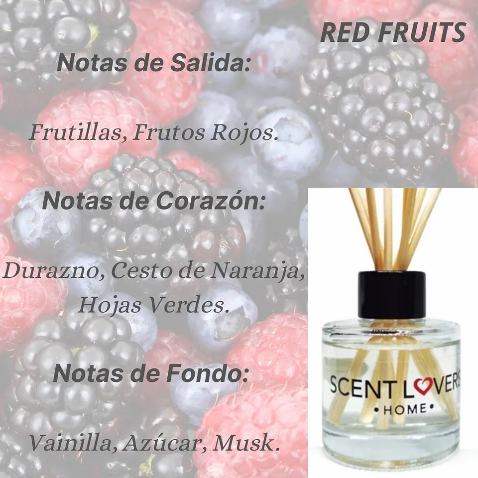 Red Fruits Difusor con Varitas 50ml 2