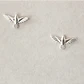 Aros bañados en plata Palomitas. - Miniatura 2
