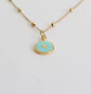 Collar bañado en oro con Dije Calipso. - Miniatura 2