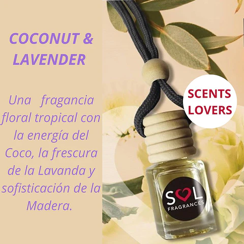 Coconut & Lavender Difusor Auto 5ml
