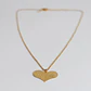 Collar bañado en oro con Corazón. - Miniatura 2