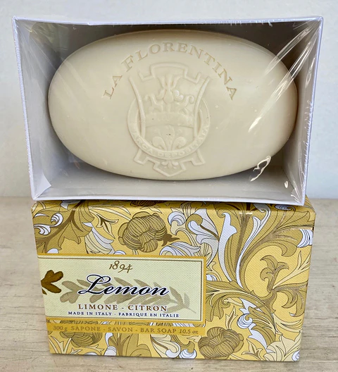 Estuche con  Jabón Italiano Limón.