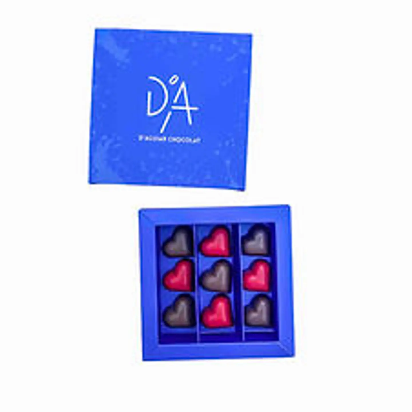 Coeur, Caja de Bombones rellenos con Praliné de Avellana y Frambuesa 117g 1