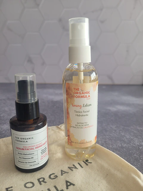 Pack Serum Hidratante Acido Hialurónico 30ml + Tónico Facial 100ml.