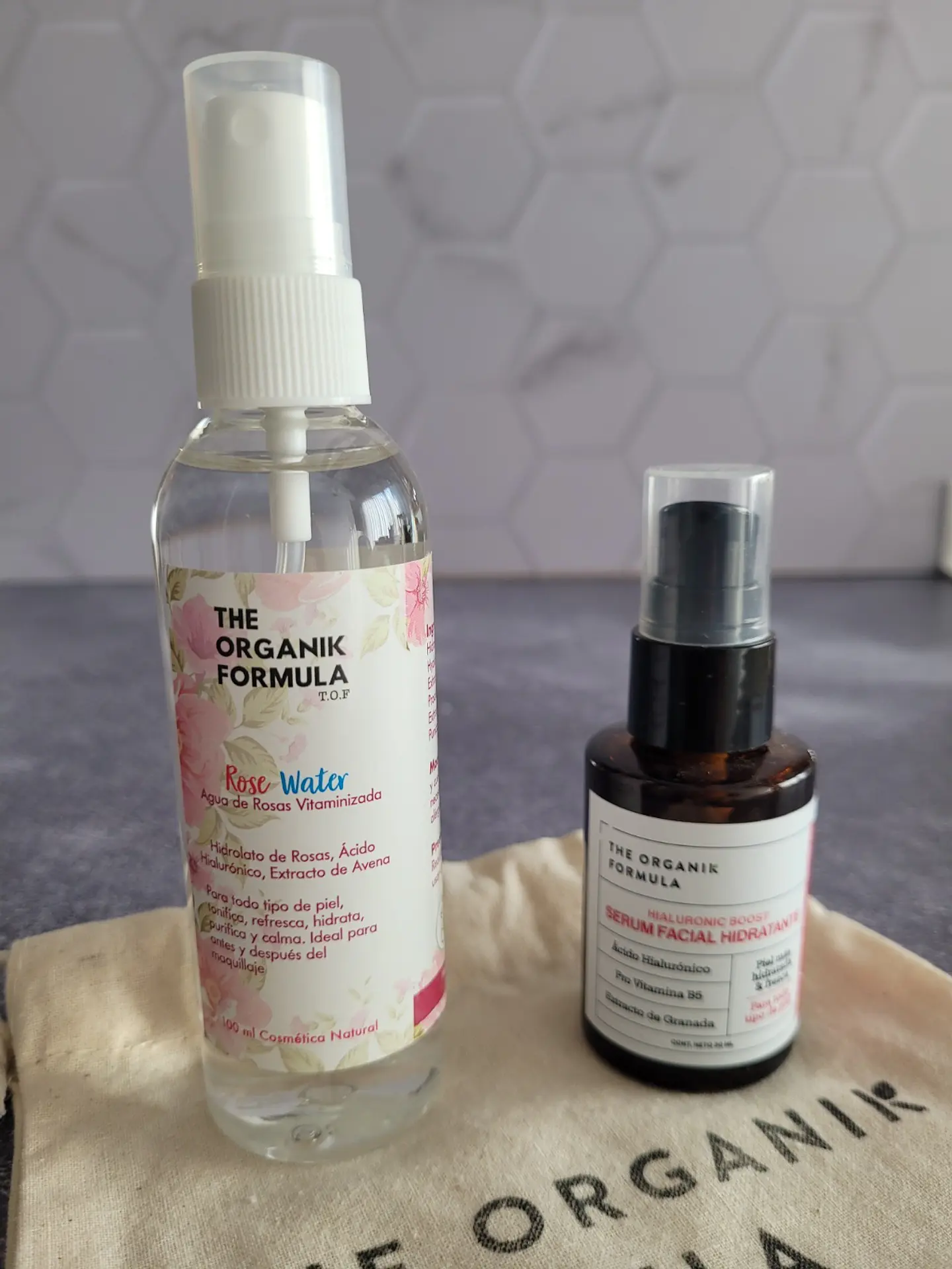 Pack Serum Hidratante Acido Hialurónico 30ml + Agua de Rosas 100ml. 1
