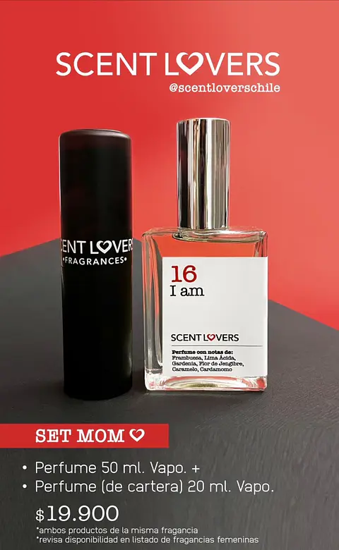 Set Perfumes femeninos 50ml + Travel Size 20ml