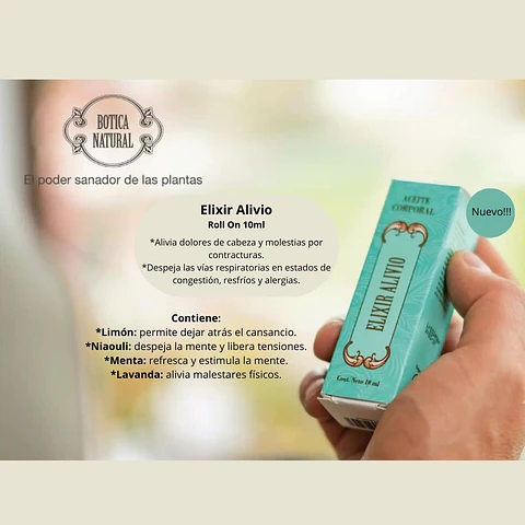Elixir Alivio Roll On 10ml