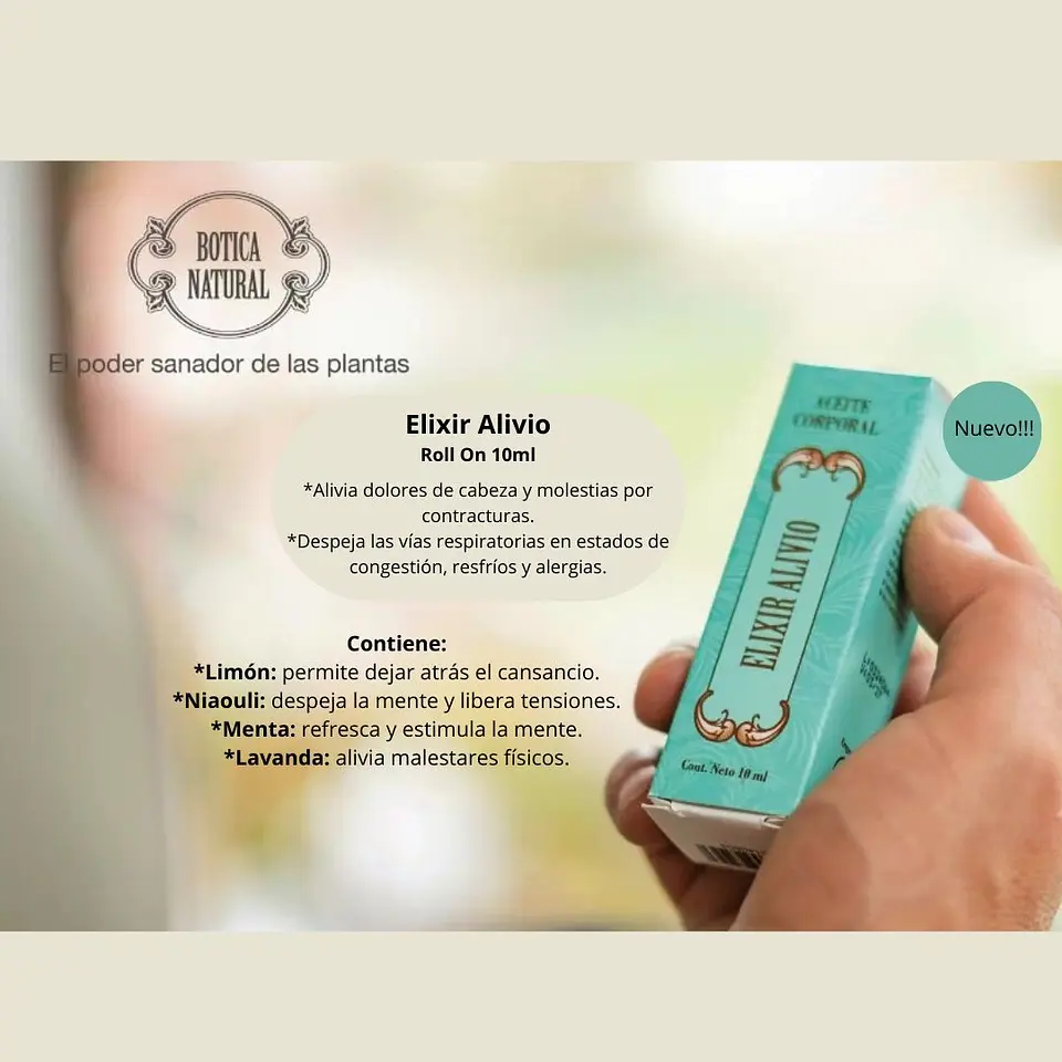 Elixir Alivio Roll On 10ml 1