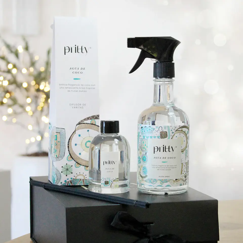 Agua de Coco Pack Room Spray 375ml + Difusor 130ml 2
