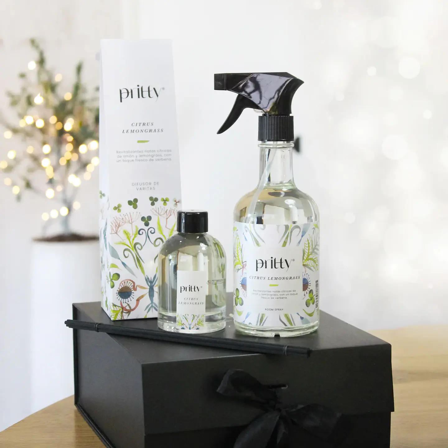 Citrus Lemongrass Pack Room Spray 375ml + Difusor 130ml 2