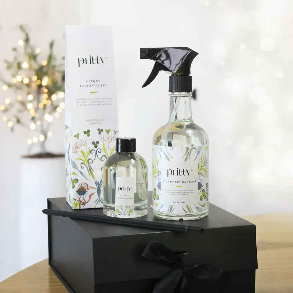 Citrus Lemongrass Pack Room Spray 375ml + Difusor 130ml 2