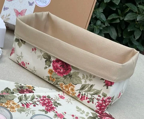 Organizador de Tela Rosas