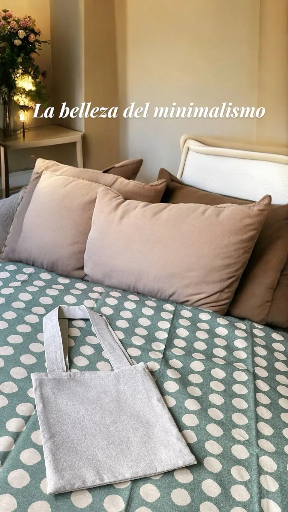 Mantel de Cama Lunares Verdes 3