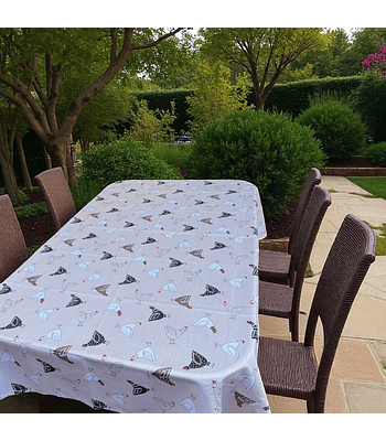 Mantel de Mesa Gallinita